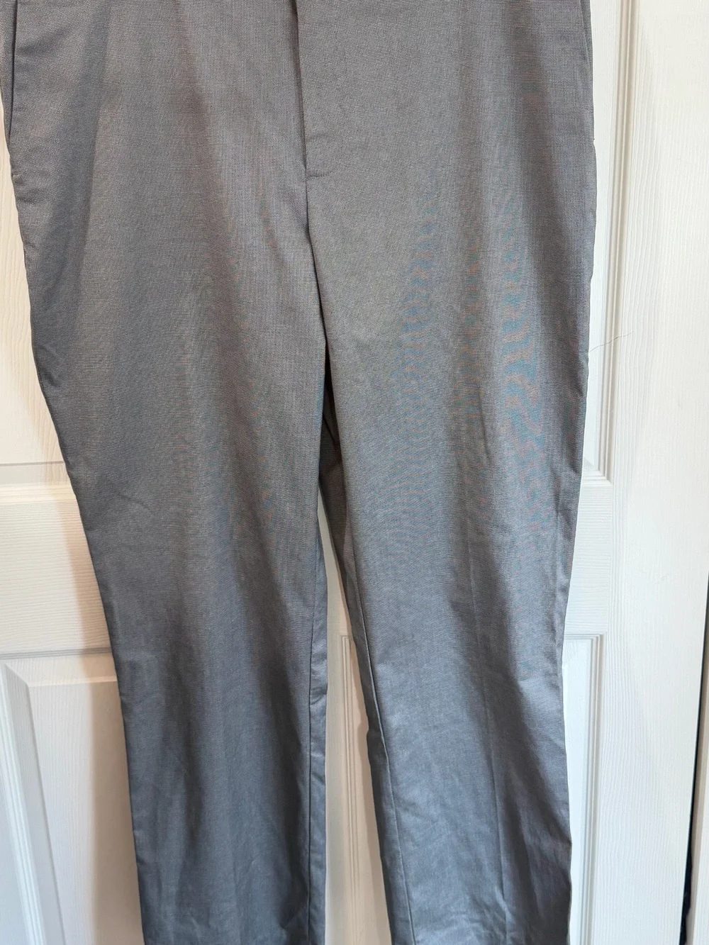 Banana Republic Mens 40x34 Slim Fit Non Iron Stretch Cotton Gray Dress Pants NWT